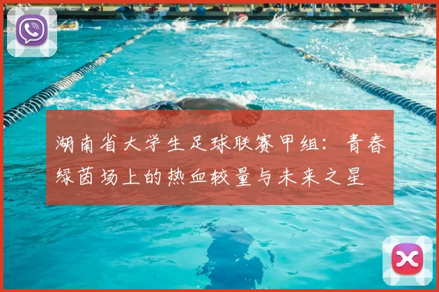 湖南省大学生足球联赛甲组：青春绿茵场上的热血较量与未来之星